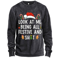 Festliches und beschissenes Weihnachts-Langarmshirt