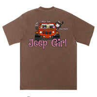Maglietta grafica Jeep Girl