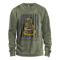 Molon Labe Flag & Serpent Long Sleeve Tee