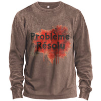 Problème Résolu Blood Effect Long-Sleeve T-Shirt