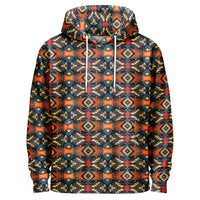 Fireburst Pueblo Geo Hoodie